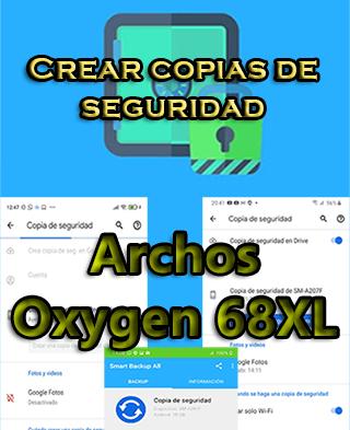 Cómo crear backups en el Archos Oxygen 68XL