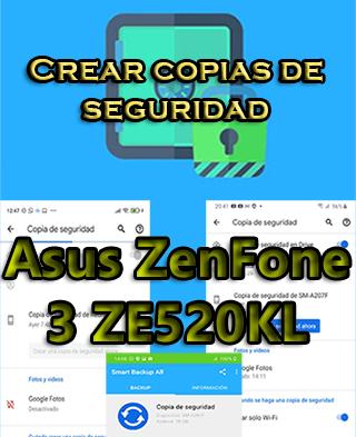 Cómo hacer backups en el Asus ZenFone 3 ZE520KL