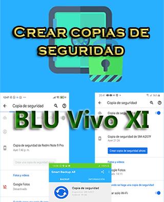 Cómo crear backups en el BLU Vivo XI