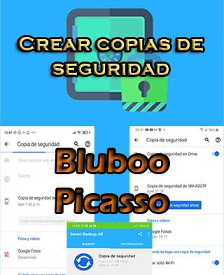 Cómo crear backups en el Bluboo Picasso