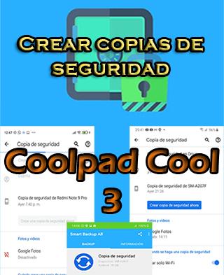 Cómo crear backups en el Coolpad Cool 3