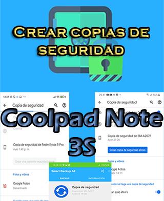 Cómo crear backups en el Coolpad Note 3S
