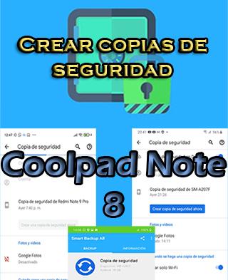 Cómo crear backups en el Coolpad Note 8