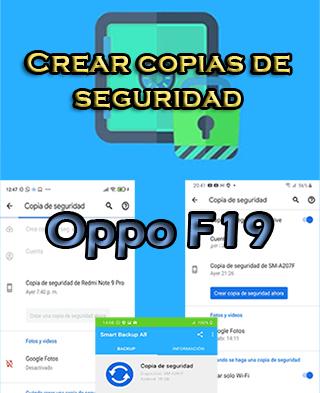 Cómo hacer backups en el Oppo F19