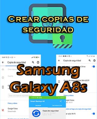 Cómo hacer backups en el Samsung Galaxy A8s