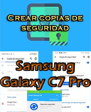 Cómo hacer backups en el Samsung Galaxy C7 Pro
