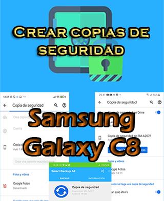 Cómo hacer backups en el Samsung Galaxy C8