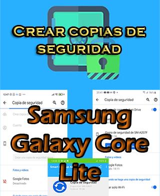 Cómo hacer backups en el Samsung Galaxy Core Lite