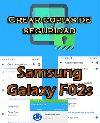 Cómo crear backups en el Samsung Galaxy F02s