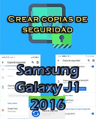 Cómo crear backups en el Samsung Galaxy J1 2016