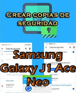 Cómo crear backups en el Samsung Galaxy J1 Ace Neo