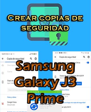Cómo hacer backups en el Samsung Galaxy J3 Prime