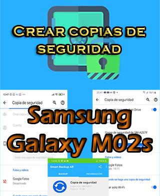 Cómo crear backups en el Samsung Galaxy M02s
