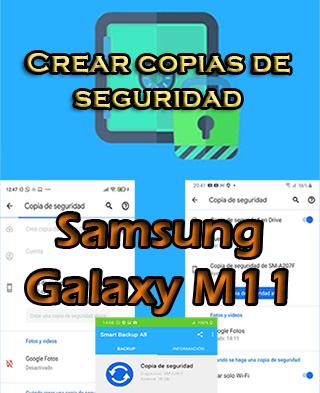Cómo crear backups en el Samsung Galaxy M11