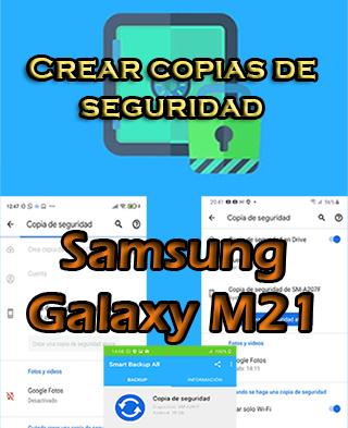 Cómo crear backups en el Samsung Galaxy M21