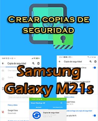 Cómo crear backups en el Samsung Galaxy M21s