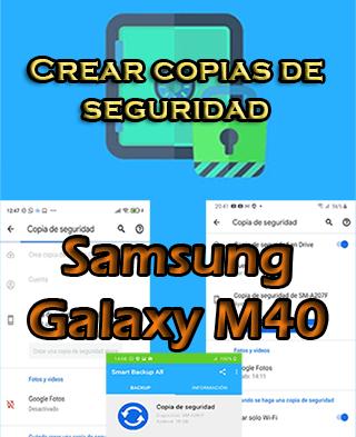 Cómo hacer backups en el Samsung Galaxy M40