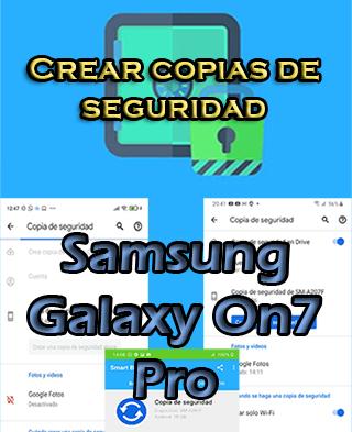Cómo crear backups en el Samsung Galaxy On7 Pro