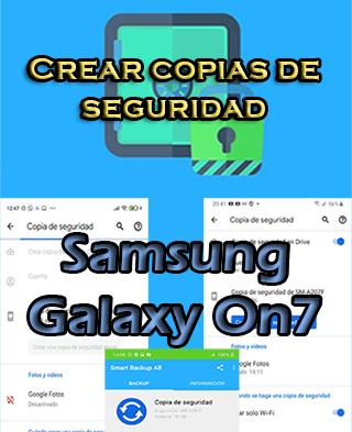 Cómo crear backups en el Samsung Galaxy On7
