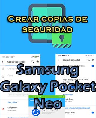 Cómo hacer backups en el Samsung Galaxy Pocket Neo