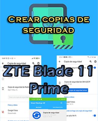 Cómo hacer backups en el ZTE Blade 11 Prime