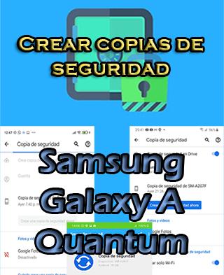 Cómo hacer backups en Samsung Galaxy A Quantum