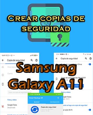 Cómo hacer backups en Samsung Galaxy A11