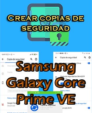 Cómo hacer backups en Samsung Galaxy Core Prime VE