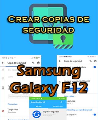 Cómo hacer backups en Samsung Galaxy F12