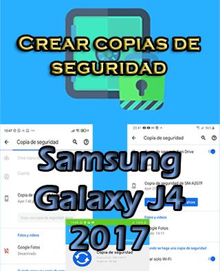 Cómo hacer backups en Samsung Galaxy J4 2017