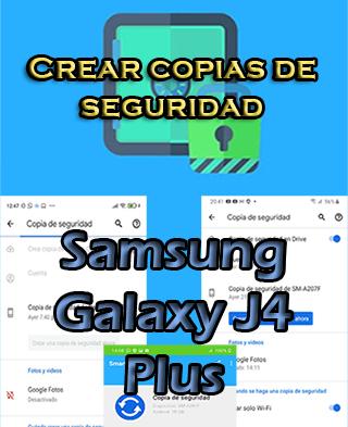 Cómo hacer backups en Samsung Galaxy J4 Plus