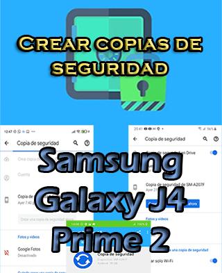 Cómo hacer backups en Samsung Galaxy J4 Prime 2