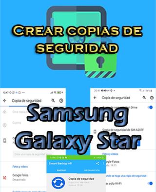Cómo hacer backups en Samsung Galaxy Star