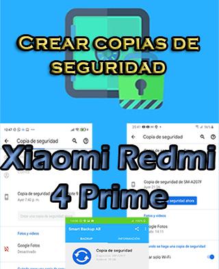 Cómo hacer backups en Xiaomi Redmi 4 Prime