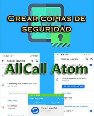 Cómo hacer copias de seguridad del AllCall Atom