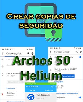 Cómo hacer copias de seguridad del Archos 50 Helium Plus