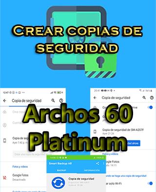 Cómo hacer copias de seguridad del Archos 60 Platinum