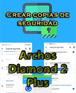 Cómo crear copias de seguridad del Archos Diamond 2 Plus