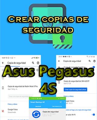 Cómo crear copias de seguridad del Asus Pegasus 4S