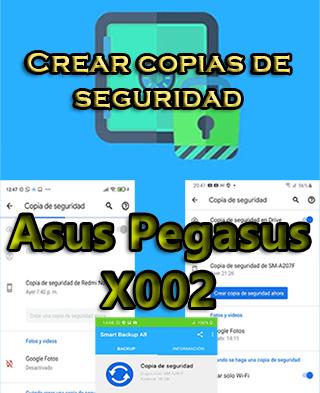 Cómo crear copias de seguridad del Asus Pegasus X002