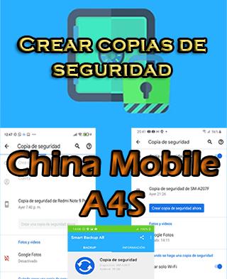 Cómo crear copias de seguridad del China Mobile A4S