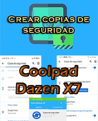 Cómo crear copias de seguridad del Coolpad Dazen X7