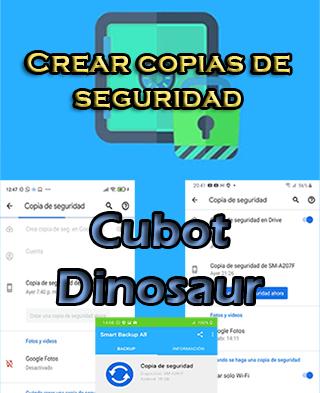 Cómo hacer copias de seguridad del Cubot Dinosaur