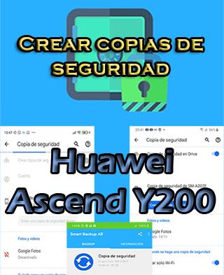 Cómo crear copias de seguridad del Huawei Ascend Y200