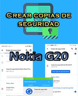 Cómo crear copias de seguridad del Nokia G20