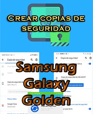 Cómo crear copias de seguridad del Samsung Galaxy Golden