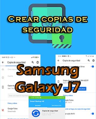 Cómo hacer copias de seguridad del Samsung Galaxy J7
