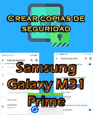 Cómo crear copias de seguridad del Samsung Galaxy M31 Prime