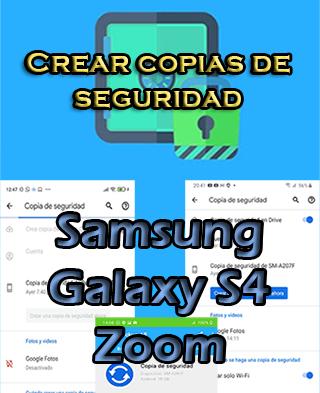 Cómo crear copias de seguridad del Samsung Galaxy S4 Zoom
