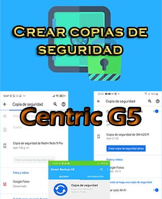 Cómo crear copias de seguridad en Centric G5